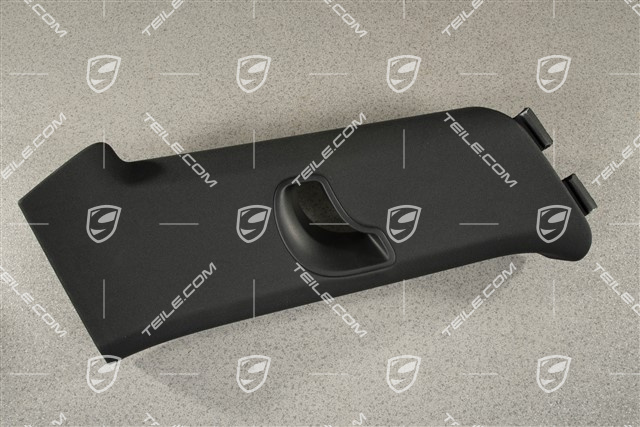 Verkleidung, hinten, Schwarz, L