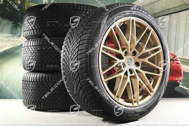 21" koła zimowe RS Spyder Design, komplet, felgi 9,5J x 21 ET46 + 11,0J x 21 ET58 + NOWE opony zimowe Pirelli 285/45 R21 + 305/40 R21, z czujnikami ciśnienia, Neodyme