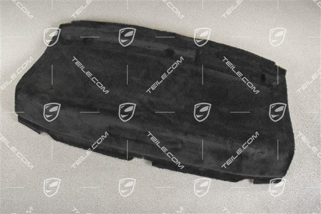 Dywan tylnej ściany / pólki, czarny, system audio Bose, Coupe