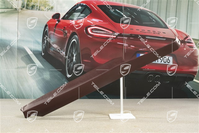 Osłona tył, Targa, Skóropodobna, Wine red, L