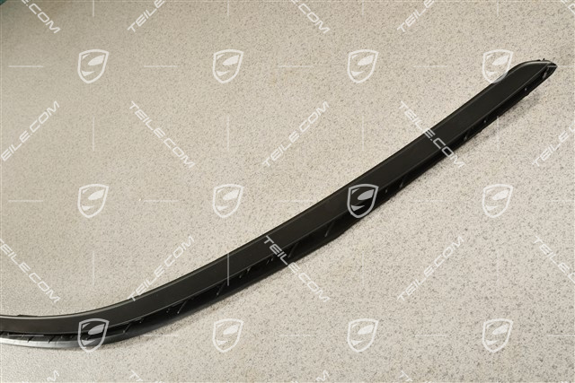 GTS / Sport Design, Front bumper spoiler lip / lower part trim, Black