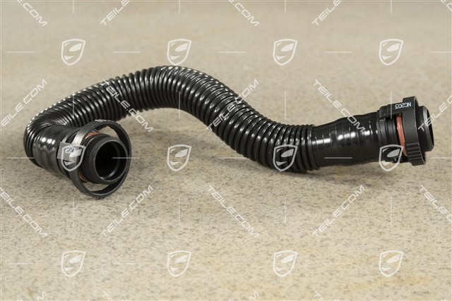 Breather line, Crankcase housing, 4,8L 384/405kW