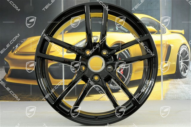 20" felga Cayenne Sport, 9J x 20 ET50, czarny wysoki połysk