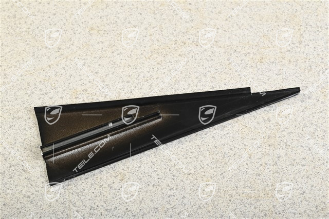 Hintertür Außen Blende, Mattschwarz, L