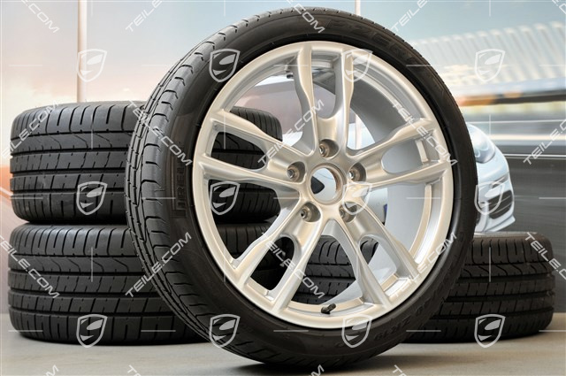 19" Boxster S Sommerräder Satz, 8J x 19 ET57 + 9,5J x 19 ET45, Reifen 235/40 ZR19 + 265/40 ZR19