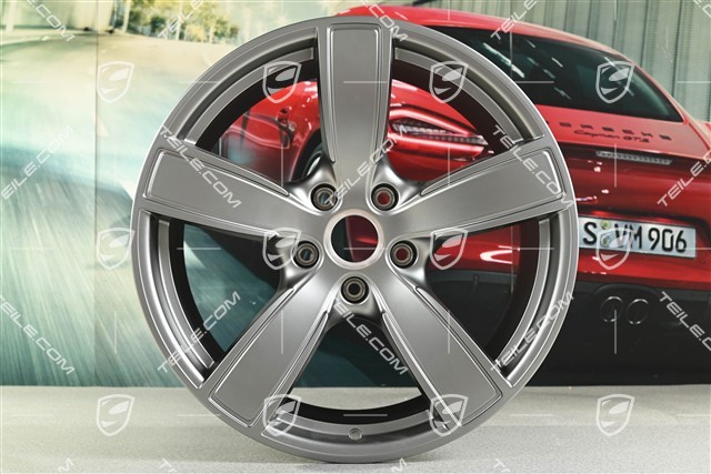 20" Felge Carrera Sport, 10,5J x 20 ET47, Platinum satinmatt
