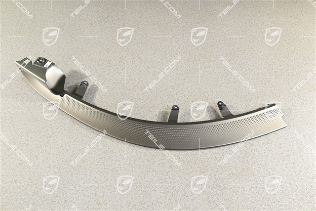 Turbo, Trim cover for rear light, rhodium grey, L