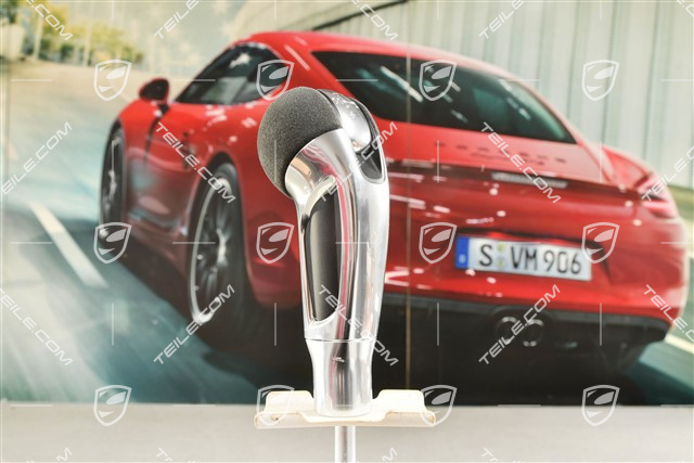 Wählhebel / Schaltknopf, GT3, Alcantara, PDK, Schwarz