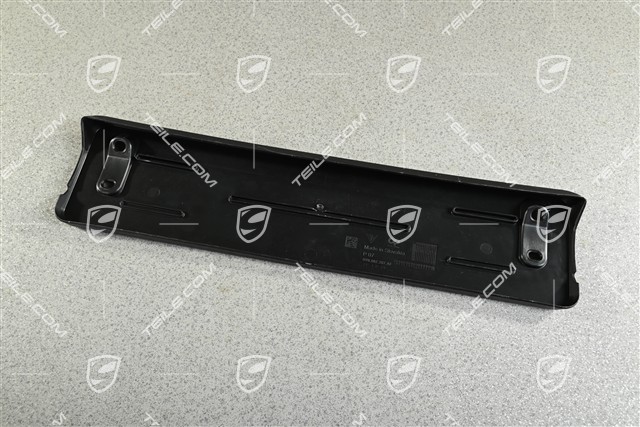 Front bumper number / Licence plate support, ECE