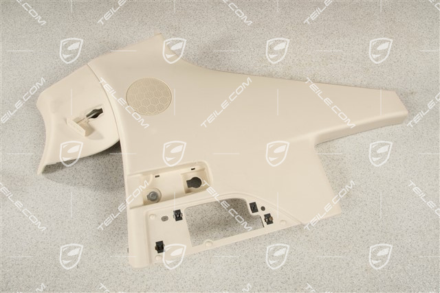 Tapicerka bagażnika, Skóra, Cream, R