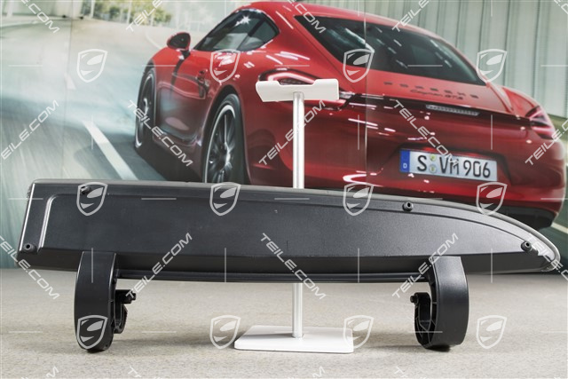 Deckel, Ablagefach, Leder, Steingrau/steingrau, R