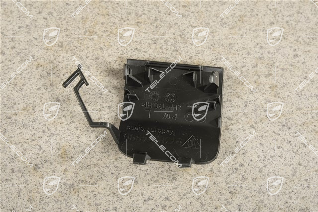 Coupe, Rear bumper, Towing hook lug cover / cap / trim, L