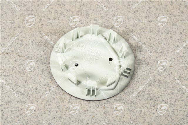 Dekielek koła, wypukły, kolorowy herb, czarny "Jet Black" metalik, do felg 20" Carrera Sport