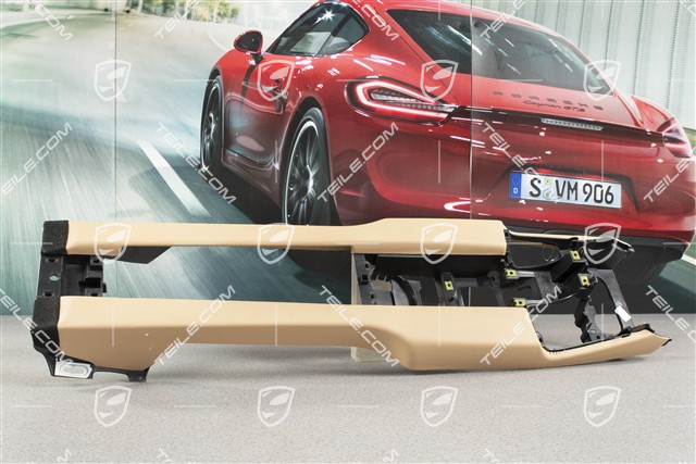 Centre console, leatherette, luxor beige