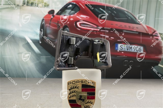 Lederblende, Türgriff, innen, Cocoa, R