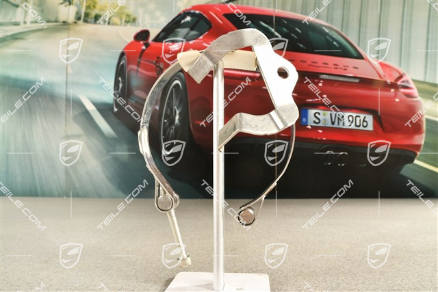 Clamp with bracket, exhaust system