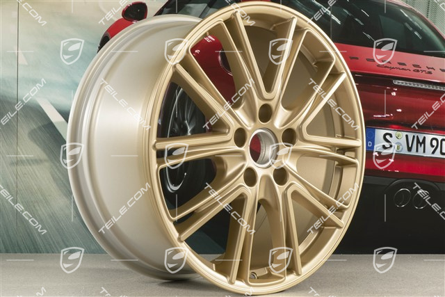 20" Felgensatz Exclusive Design, 10,5J x 20 ET71 + 9,5J x 20 ET71, für Winterbetrieb, Aurum Seidenmatt