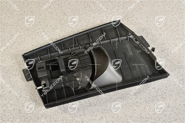 Przycisk regulacji wysokości pasów bezpieczeństwa, Blenda słupka B, czarny, L