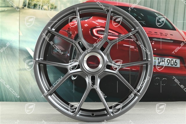 20-inch GT3 wheel rim, 9.5J x 20 ET46, dark silver