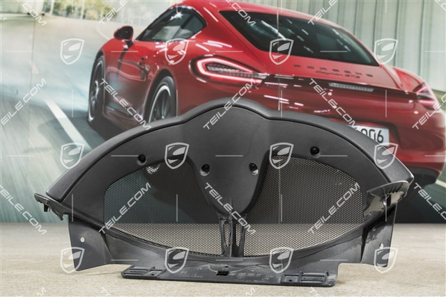 Dashboard trim / Instrument cluster cover, Black