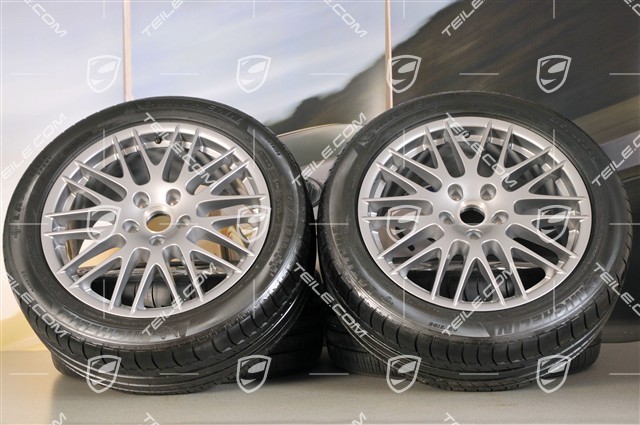 20" RS Spyder Design Sommerräder Satz, 4x Felgen 9J x 20 ET 57 + NEUE Michelin Sommerreifen 275/45 R20, mit RDK-Sensoren