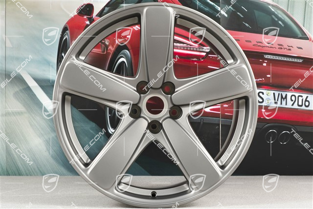 19" "Sport Classic" komplet felg, felgi 8,5J x 19 ET21 + 9J x 19 ET21, platinum satynowy półmat