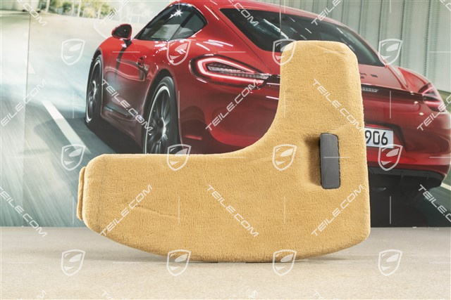 Deckel, Seitenwandverkleidung, Teppich / Tuftingvelours, Sandbeige, R