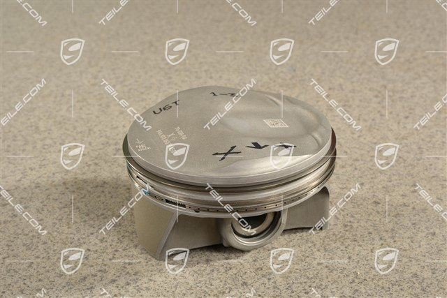 S / GTS, Kolben komplett mit Kolbenringe, Sprengring / Sicherungsring, Kolbenbolzen / Zyl. 1-3 573-578 G