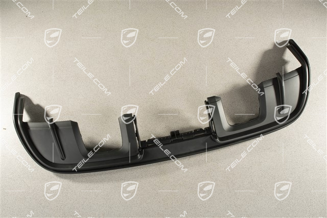 Stoßstange, hinten, Untere Abdeckung / Diffusor, Schwarzmatt, GT4