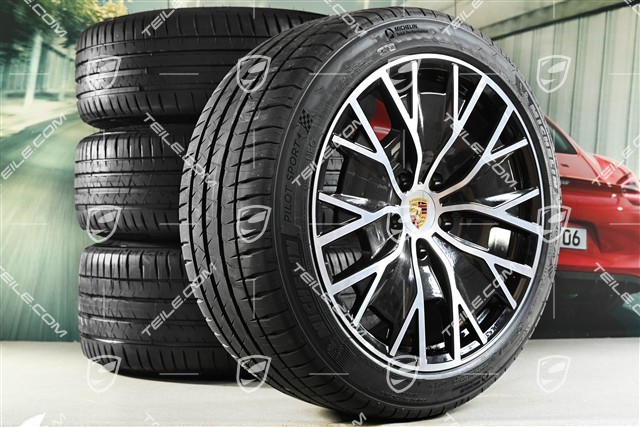 20-inch Turbo S Aero Design summer wheel set, rims 9J x 20 ET54 + 11J x 20 ET60, Michelin summer tyres 245/45 R20 + 285/40 R20