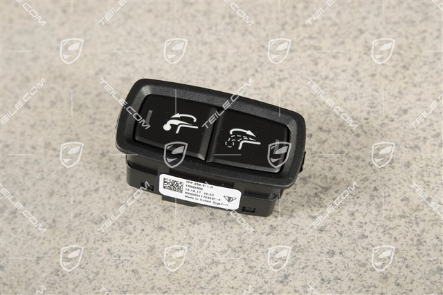 Tow hitch switch, Black matte