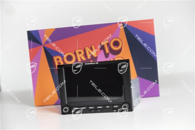 Porsche Classic Communication Management (PCCM Plus) - Autoradio / Navigationssystem, "BORN TO BE LOUD", Europa