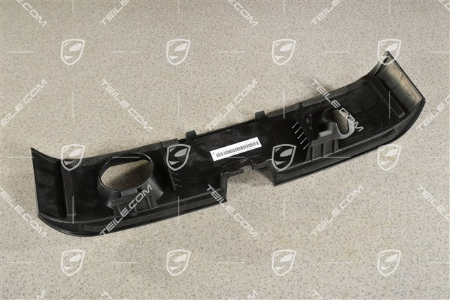 Blenda środkowa przedniego zderzaka, ACC + Night Vision, czarny mat