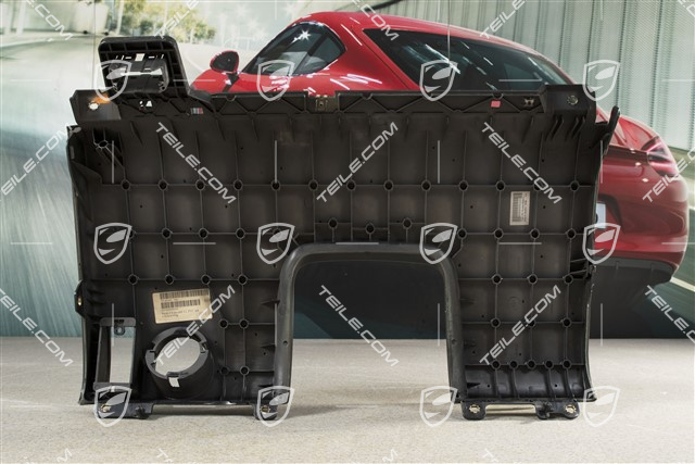 Dolna część deski rozdzielczej, Skóropodobna, Czarna