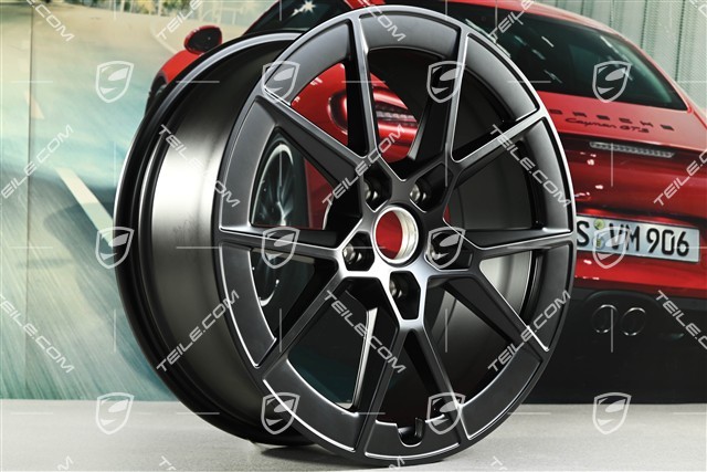 20" Felga Carrera S, 8,5J x 20 ET50, czarny satynowy półmat
