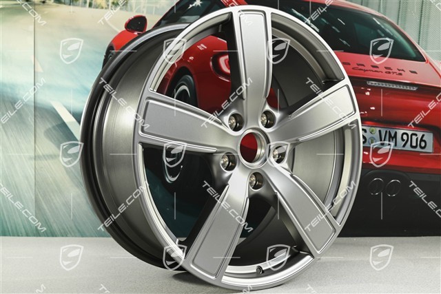 20" Felge Carrera Sport, 8,5J x 20 ET57, platinum seidenmatt
