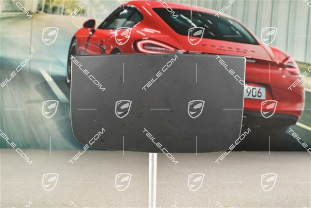 Abdeckblende, Mittelkonsole Hinten, Schwarz