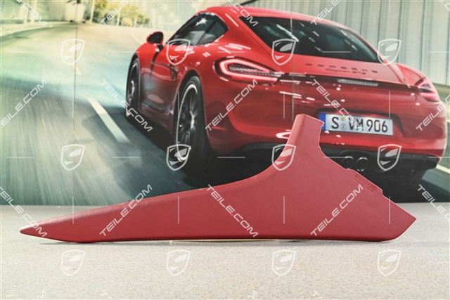 Mittelkonsole, Blende, Leder, seitlich, Bordeauxrot, R