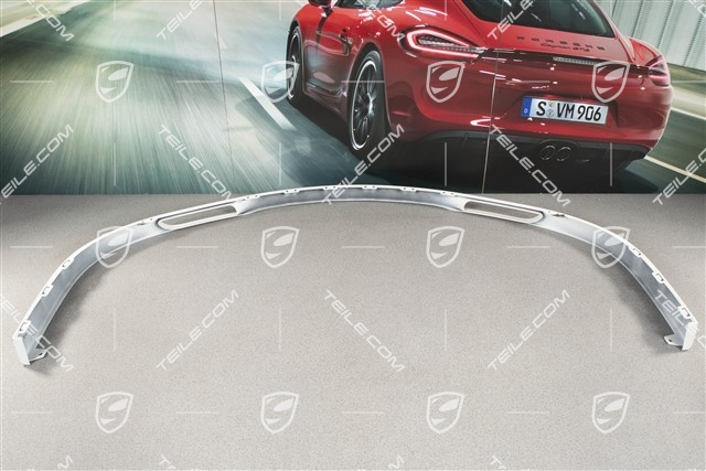 Lip spoiler, lacquered