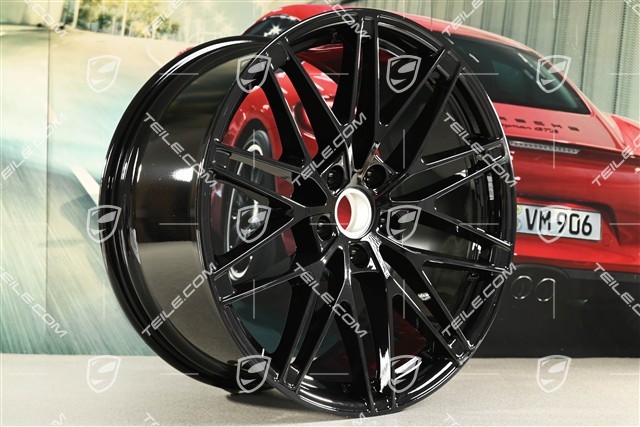 22" felga Macan RS Spyder Design, 11J x 22 ET47, czarny wysoki połysk