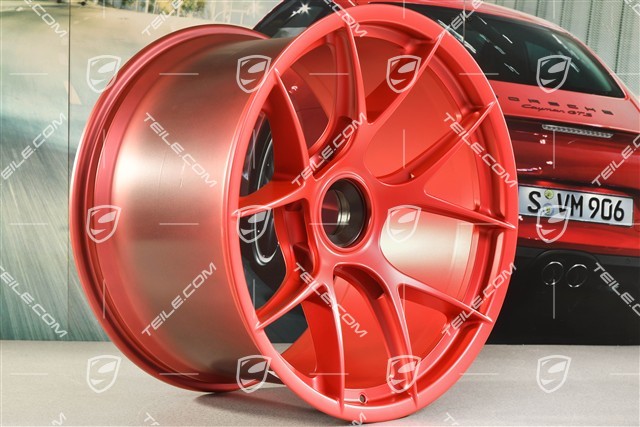 21" Lightweight construction magnesium wheel rim, 13J x 21 ET31, red