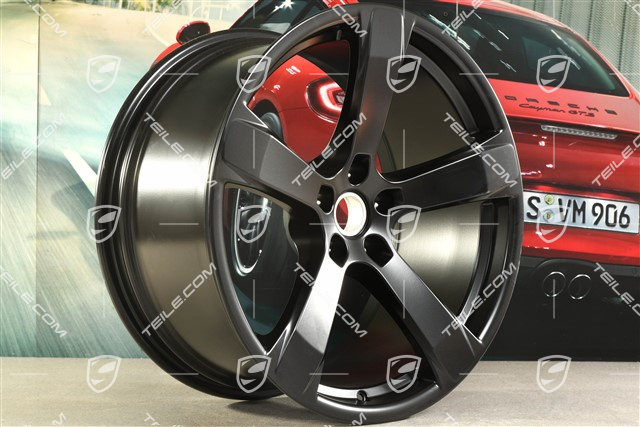 20" wheel rim "Macan Sport", 10J x 20 ET19, in black satin mat