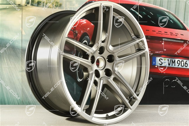 20" Felga "Macan Turbo", 10J x 20 ET19, BORBET, platinum satynowy półmat