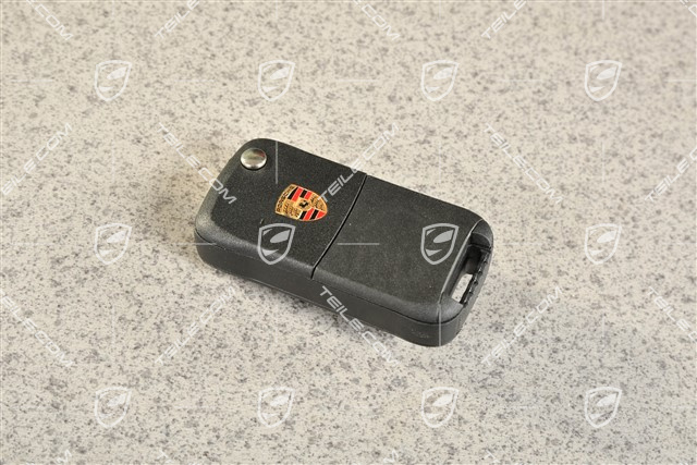 Handheld transmitter / remote control central locking system, Porsche crest, 433MHz