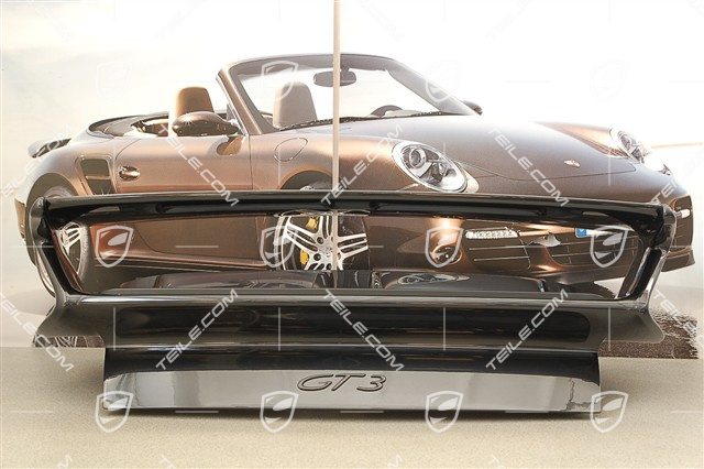 GT3 Engine lid set incl. spoiler (wing), air scoop L+R, grille L+R, lip spoiler and all small pieces