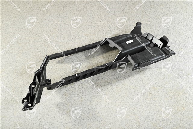 Front bumper grille, Black matte, L