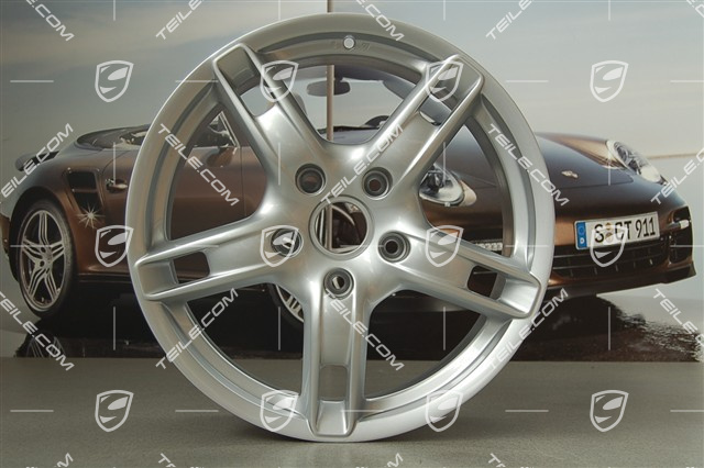 18" Komplet felg Boxster S, 8J x 18 x ET 57 + 9J x 18 x ET 43