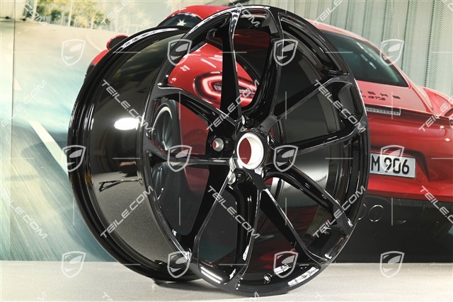 22" GT Design Felge, 11,5J x 22 ET52, schwarz hochglanz