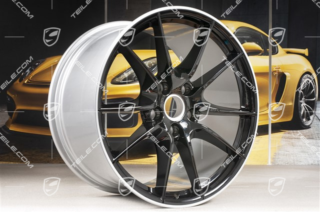 20" Felge Carrera S III, 11J x 20 ET52, schwarz hochglanz