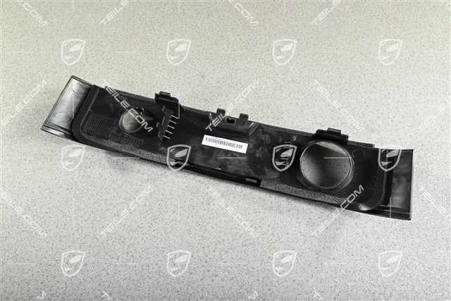Blenda środkowa przedniego zderzaka, Night Vision + ACC, czarny mat